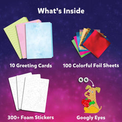 Skillmatics Foil Fun - A Magical Card Making Set Mess-Free Art Craft Kits for Kids Ages 4+