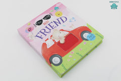 Booktopus Touch and Feel Board Book - You Are My Best Friend Sensory Book for Toddlers - Textured Baby Books for 4+