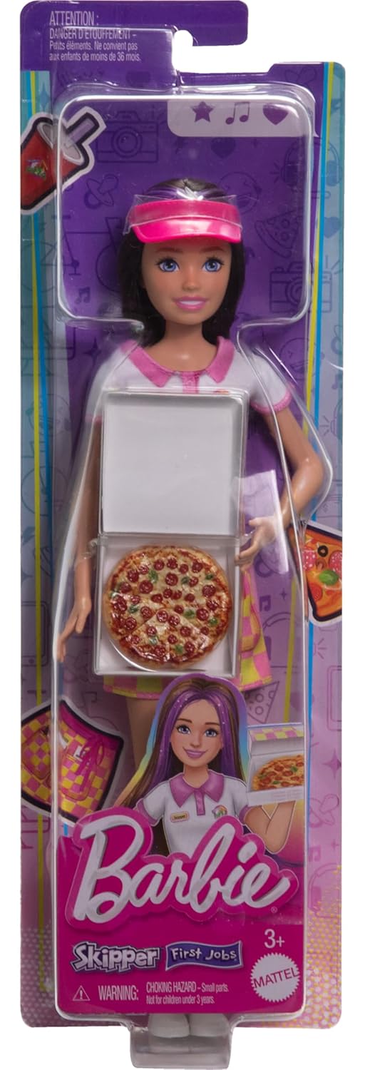 Buy Barbie Skipper Pizzeria Waitress Doll with Accessories Pizza