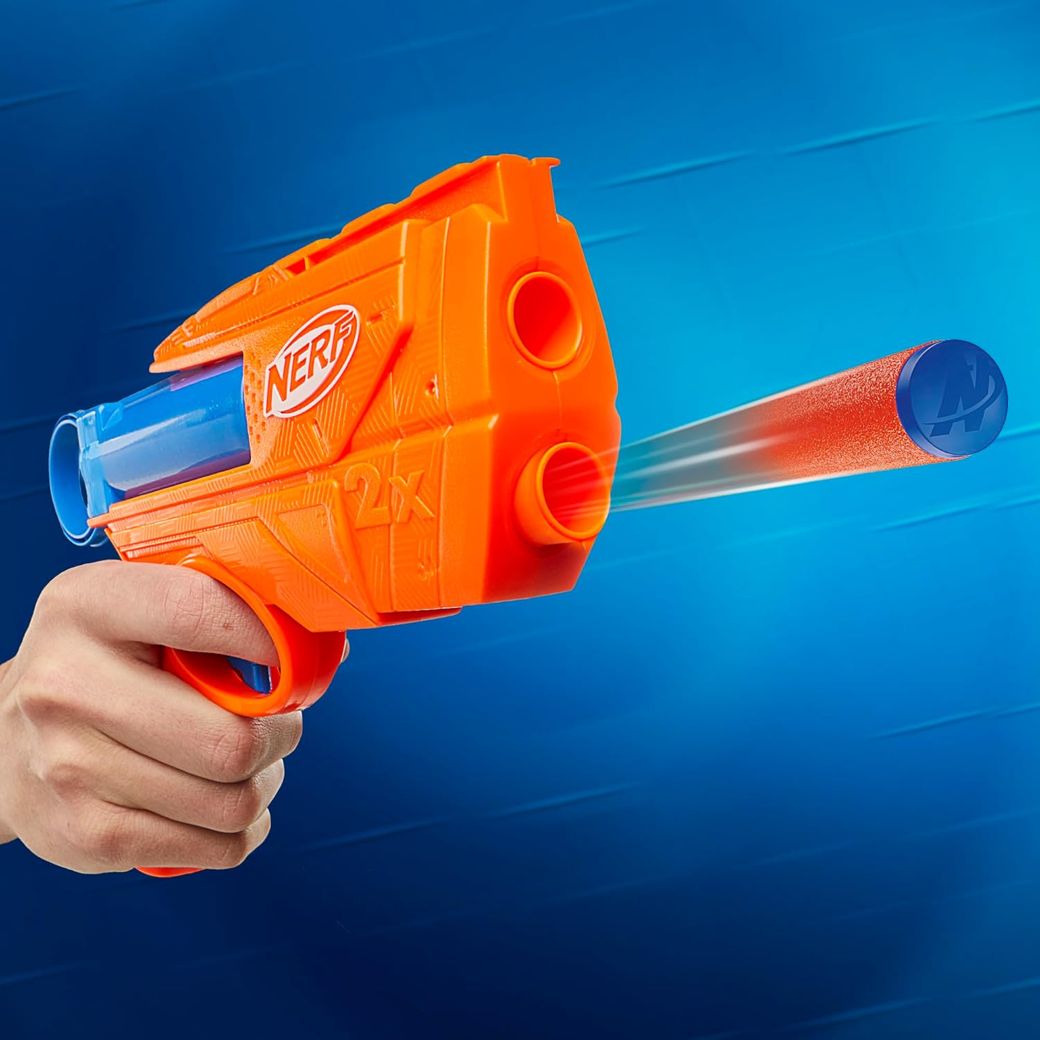 Nerf N Series Ward Foam Dart Blaster, 2 N1 Darts Compatible Only with N Series Blasters, Kids Outdoor Games, Ages 8+