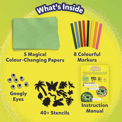 Skillmatics Magical Sun Art Out In Nature Mess-Free DIY STEM Craft Paper Art Kit For Kids Ages 4+