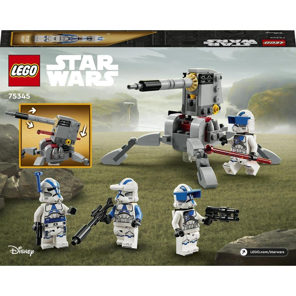LEGO Star Wars 501st Clone Troopers Battle Pack Building Kit for Ages 6+