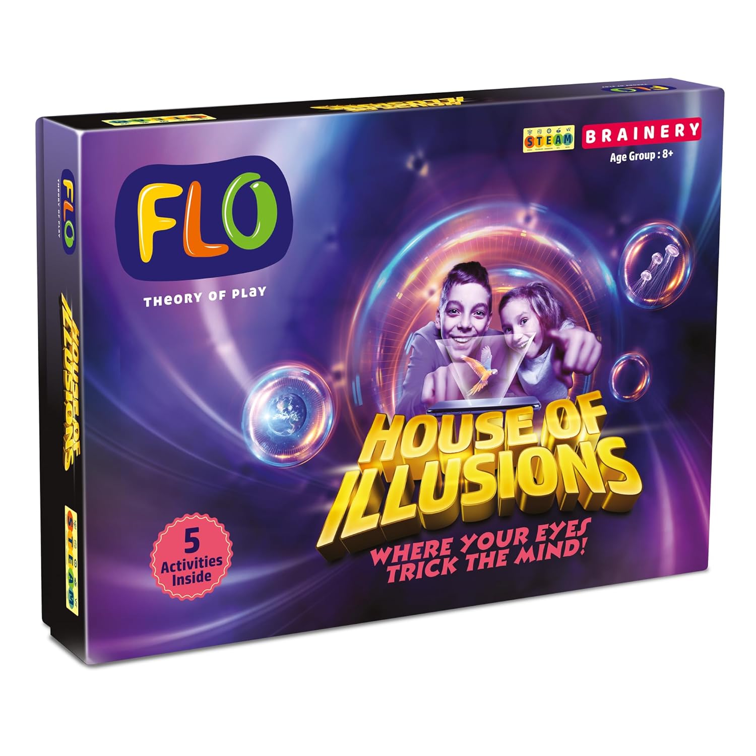 Buy FLO Toys Steam House Of Illusions All In One Creative Fun Board ...