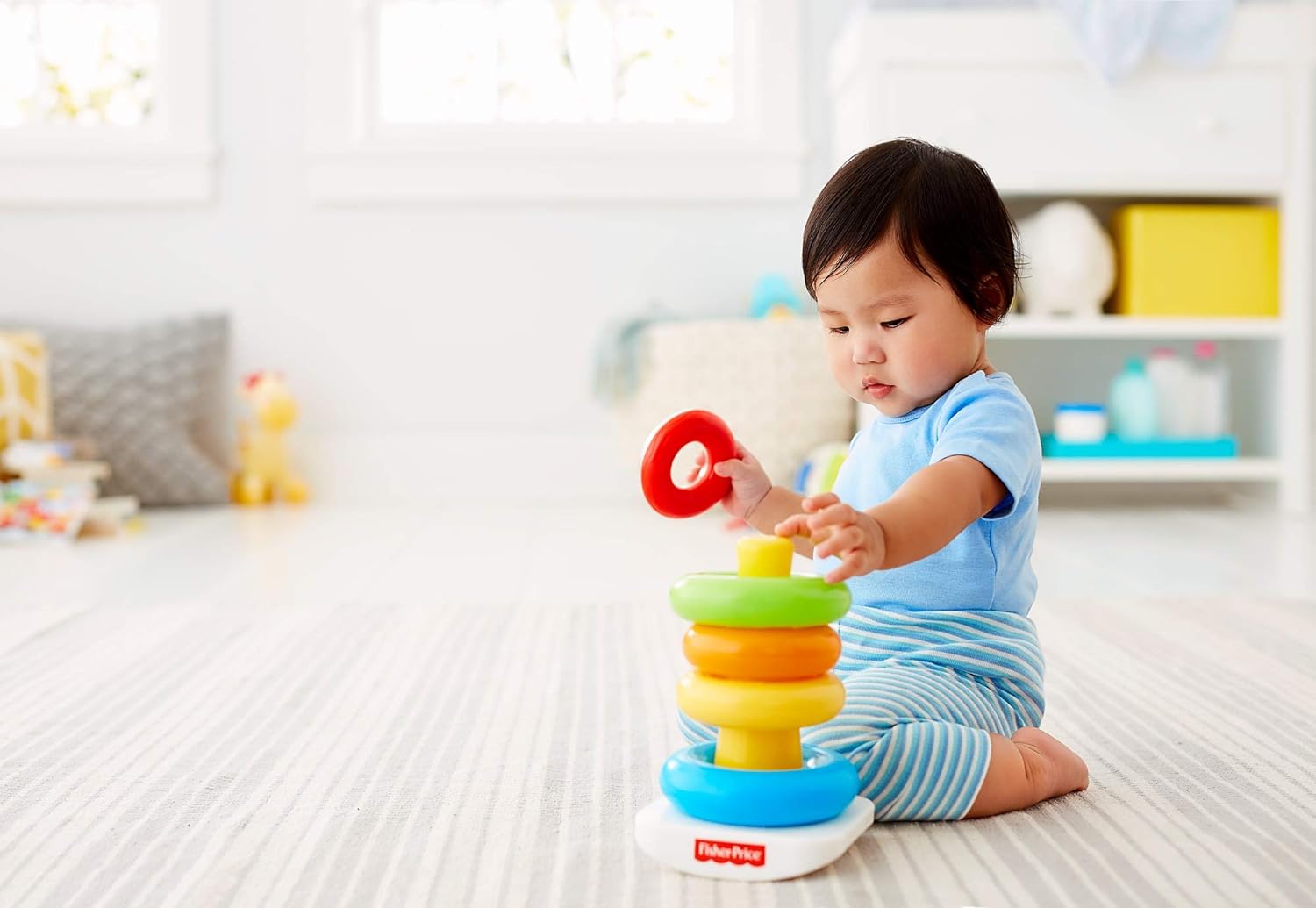 Fisher Price Brilliant Basics Rock-a-Stack