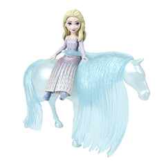 Disney Frozen Elsa Small Doll & The Water Nokk Horse with ICY Haven Playset, Saddle & Accessories, Storytime Stackers, Inspired by Disney Frozen Movie