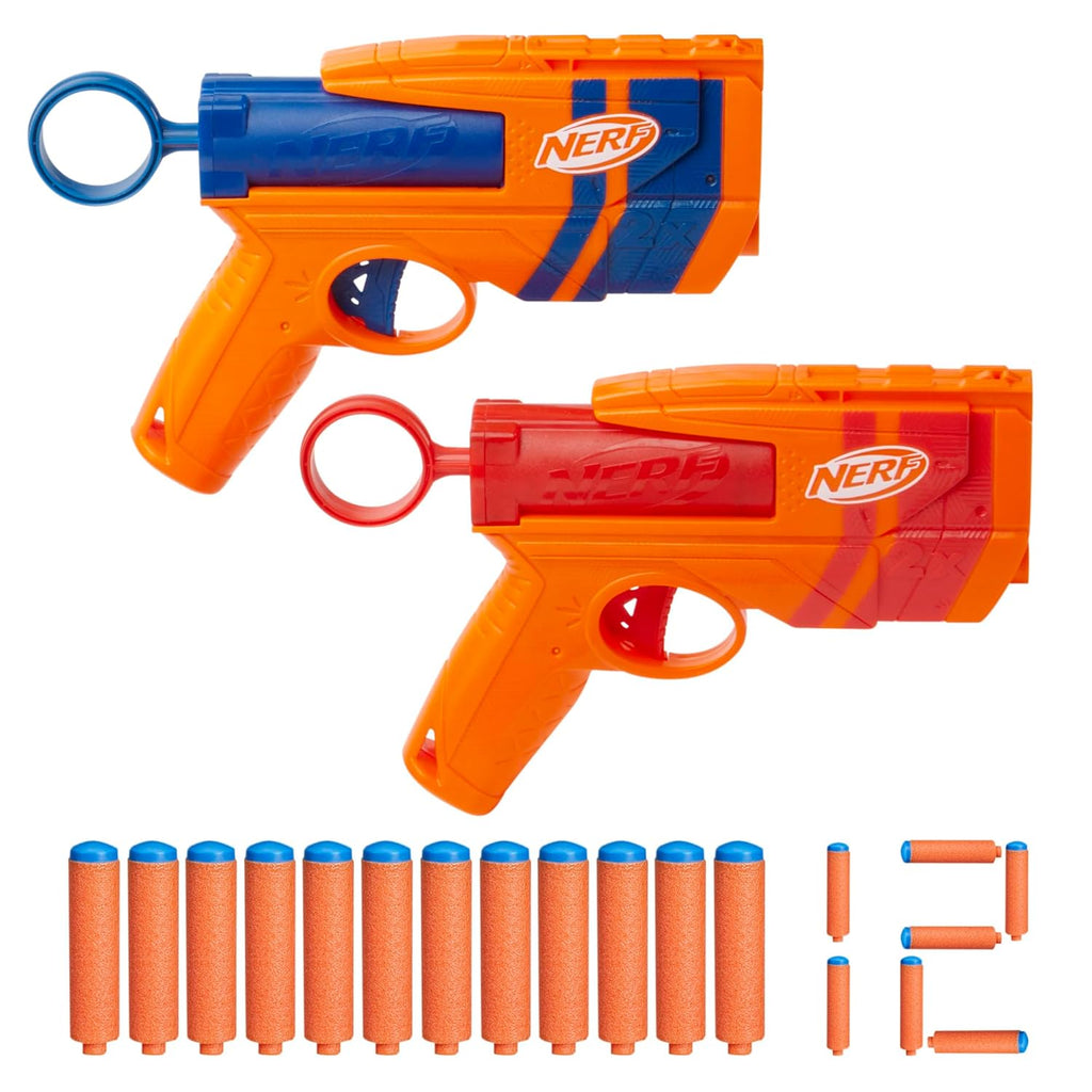 Nerf N Series Duo Pack, Includes 2 Ward Blasters, 12 Nerf N1 Darts Compatible Only with Nerf N Series Blasters, Kids Outdoor Games For Kids Ages 8+
