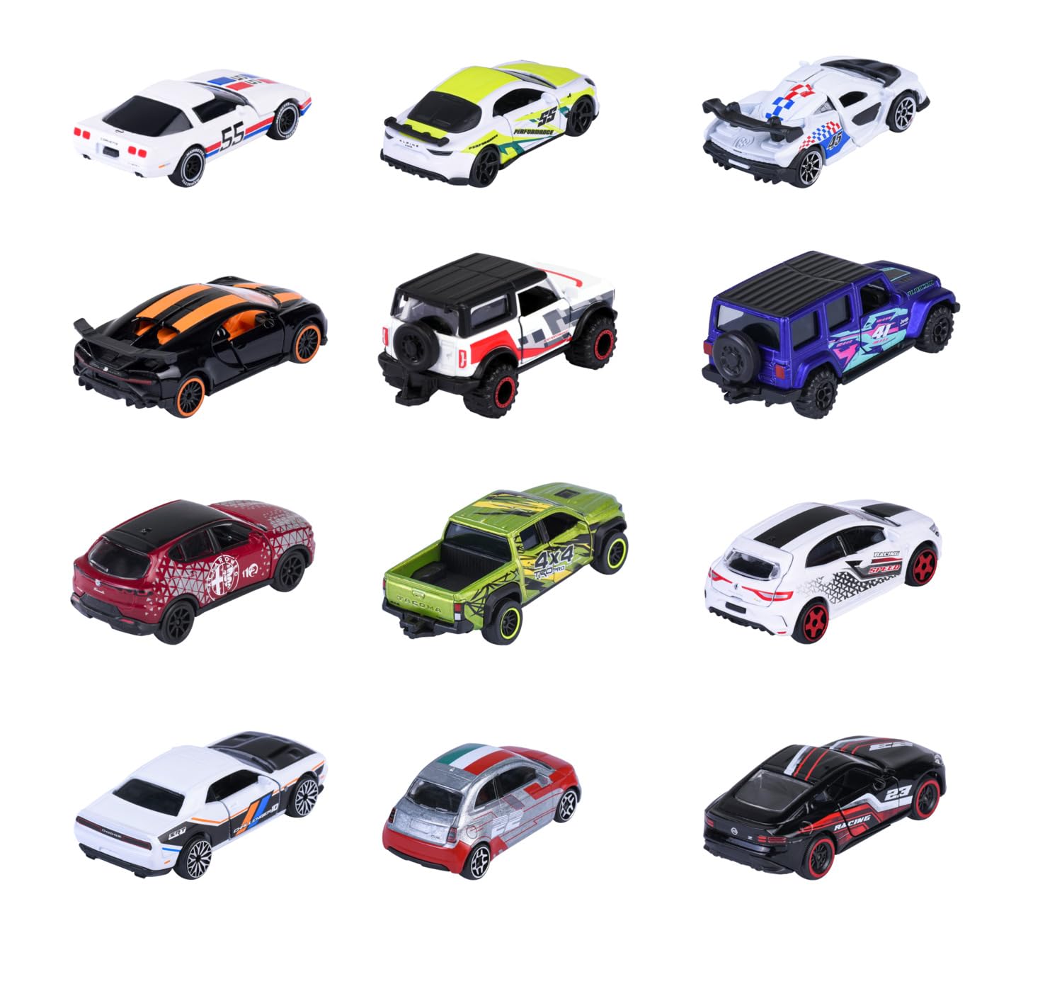 Majorette Auto Racing Premium - Metal Toy Car with Freewheel, Suspension & Opening Parts for Kids & Collectors Styles & Design May Vary - Only 1 Model Included