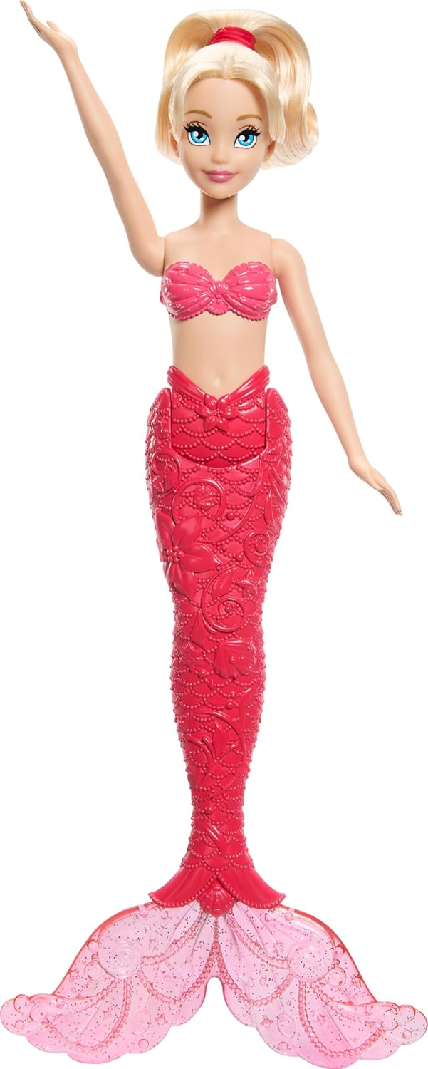 Disney Princess Mattel Ariel Mermaid Fashion Doll & 2 Mermaid Sister Dolls, Posable