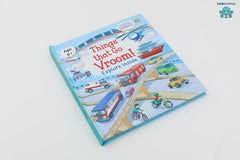 Booktopus Lift-the-Flap Learning Book - Things That Go Vroom! Knowledge Book for Kids - Interactive Learning Books 6+