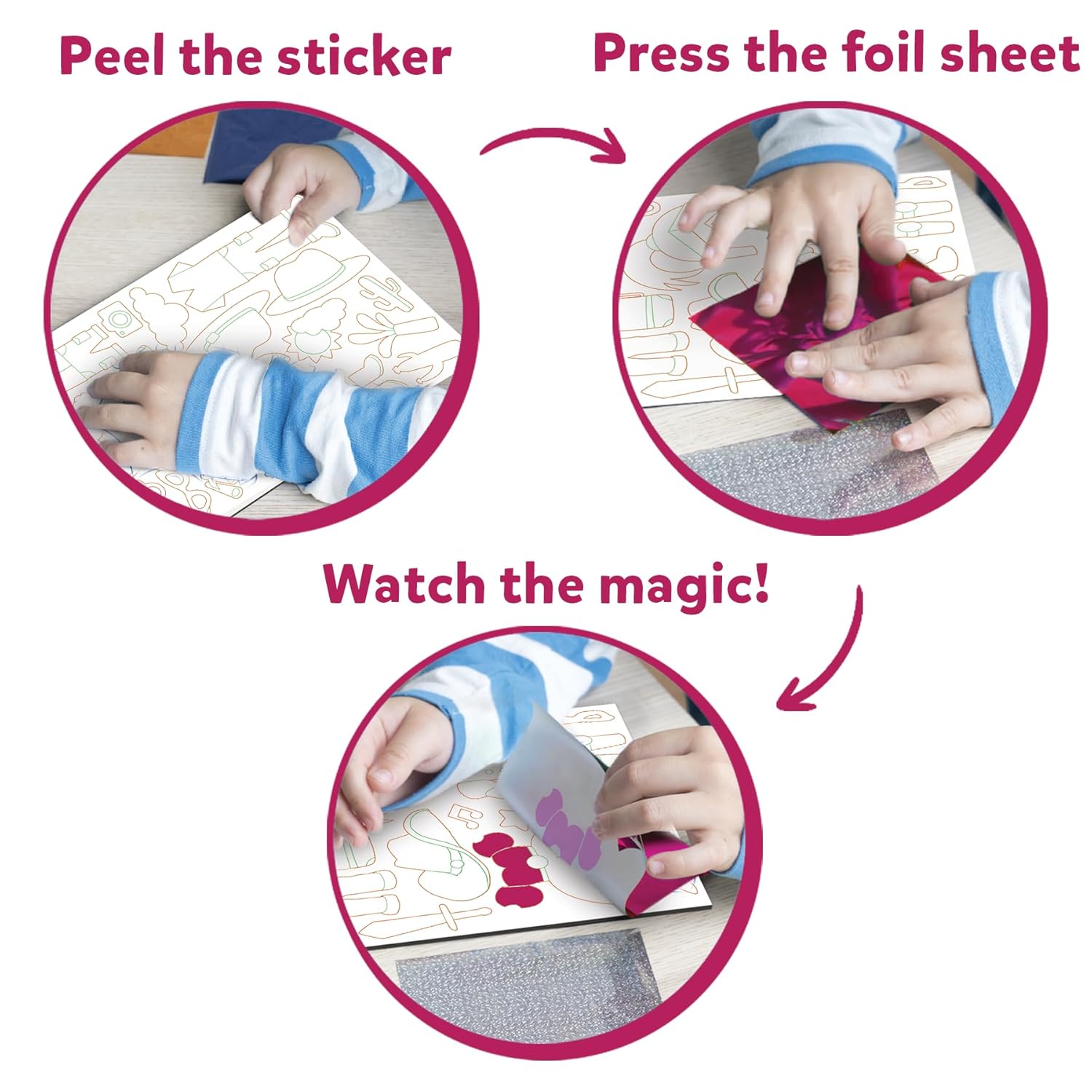 Skillmatics Foil Fun: Dress Up No Mess Art Kit For Kids Ages 4+