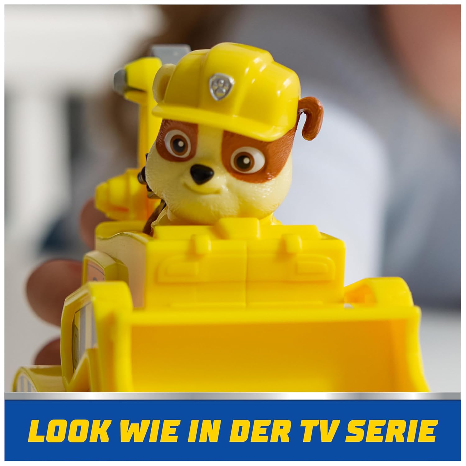 Paw Patrol Rubble Bulldozer Construction Vehicle with Removable Rubble Action Figures for Kids Ages 3+