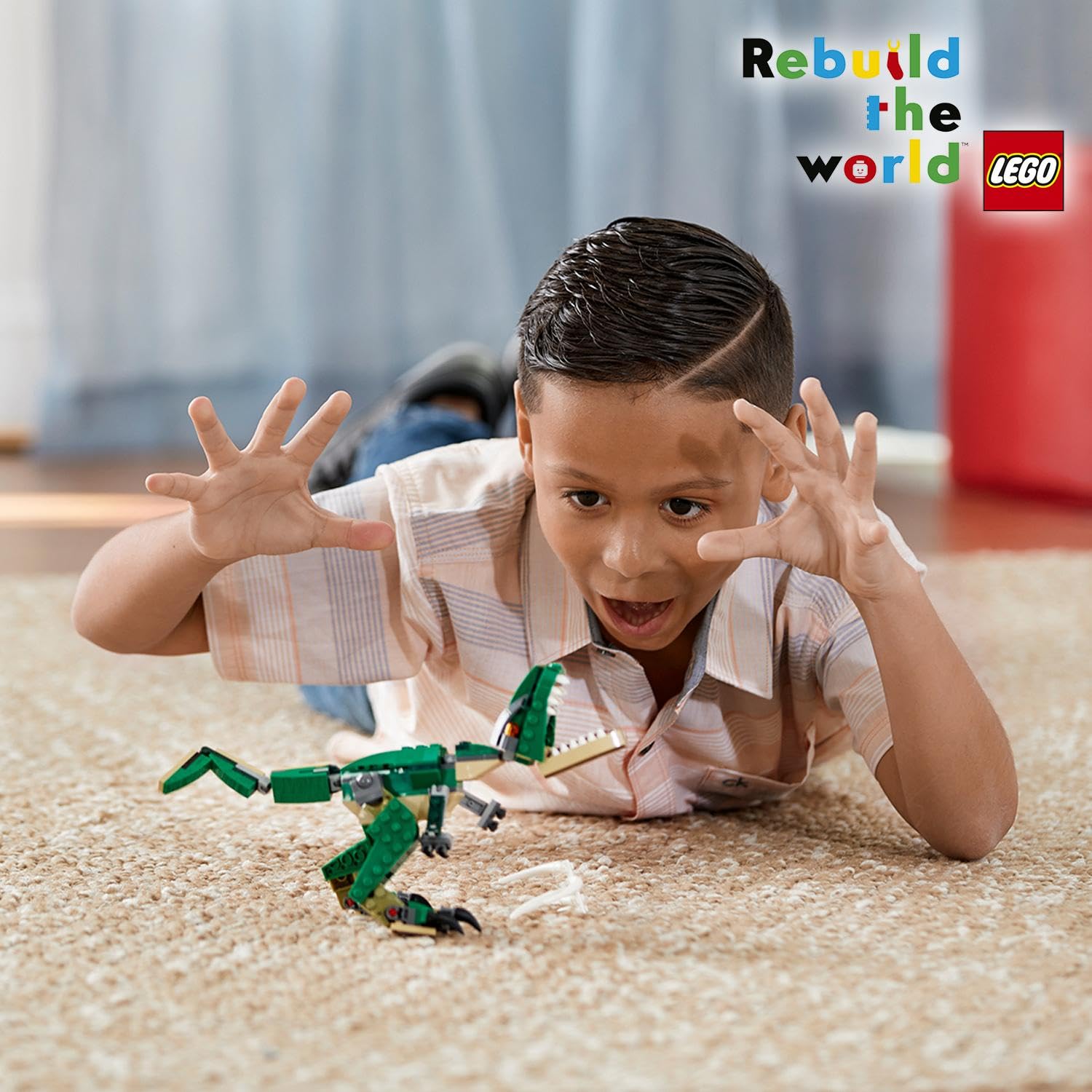 LEGO Creator 3in1 Mighty Dinosaurs Building Kit for Ages 7+