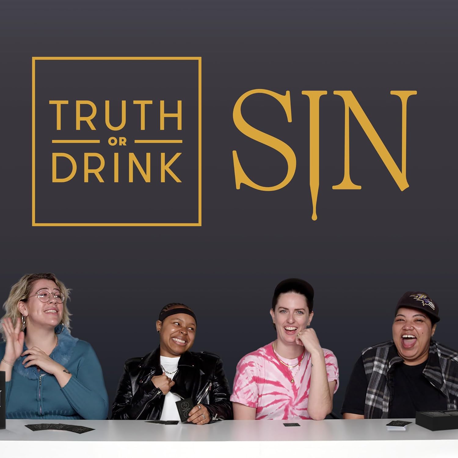 Hasbro Gaming Truth or Drink: Sin Edition Adult Party Game by Cut | 250+ Questions Inspired by 7 Deadly Sins For Ages 21+
