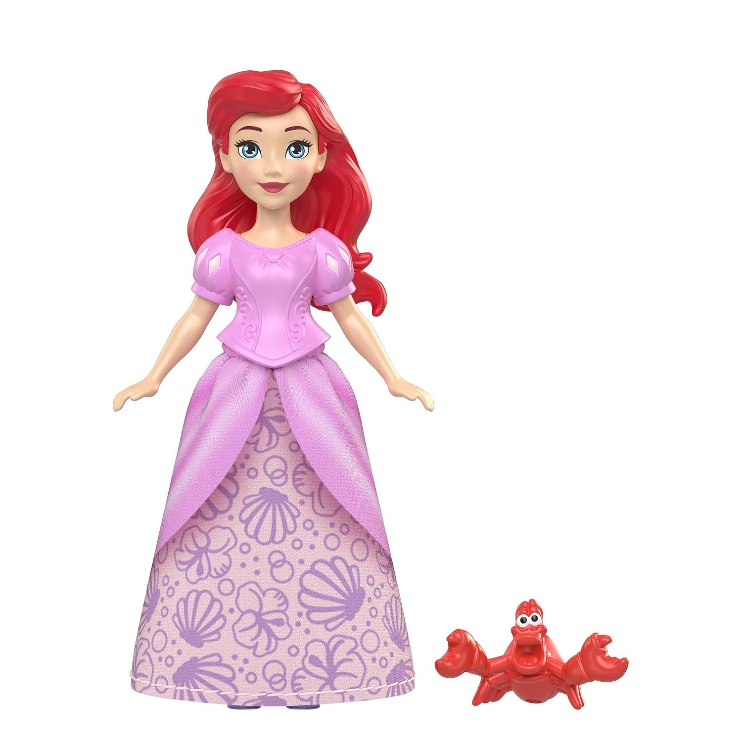 Disney Princess 6 Posable Small Dolls with 12 Signature Fashions and 6 Accessories Inspired by Disney Movies