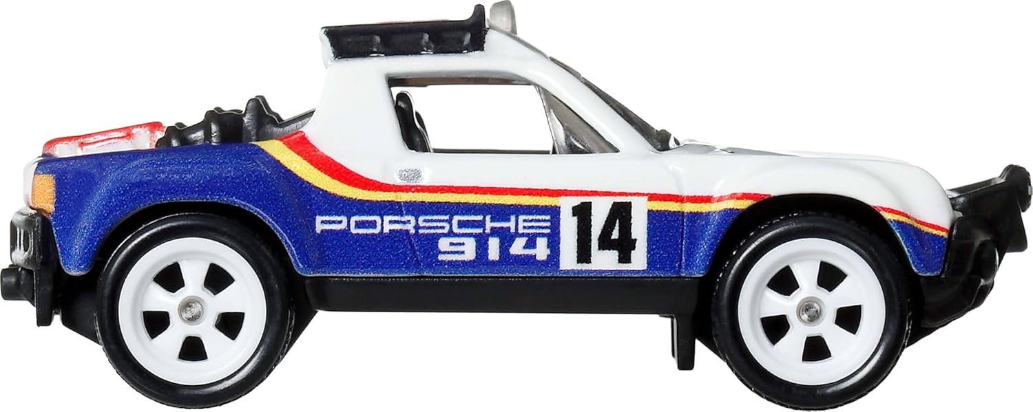 Hot Wheels Car Culture 1:64 Scale Premium Thrill Climbers 2026 Porsche 914 Safari Toy Car for Ages 4+