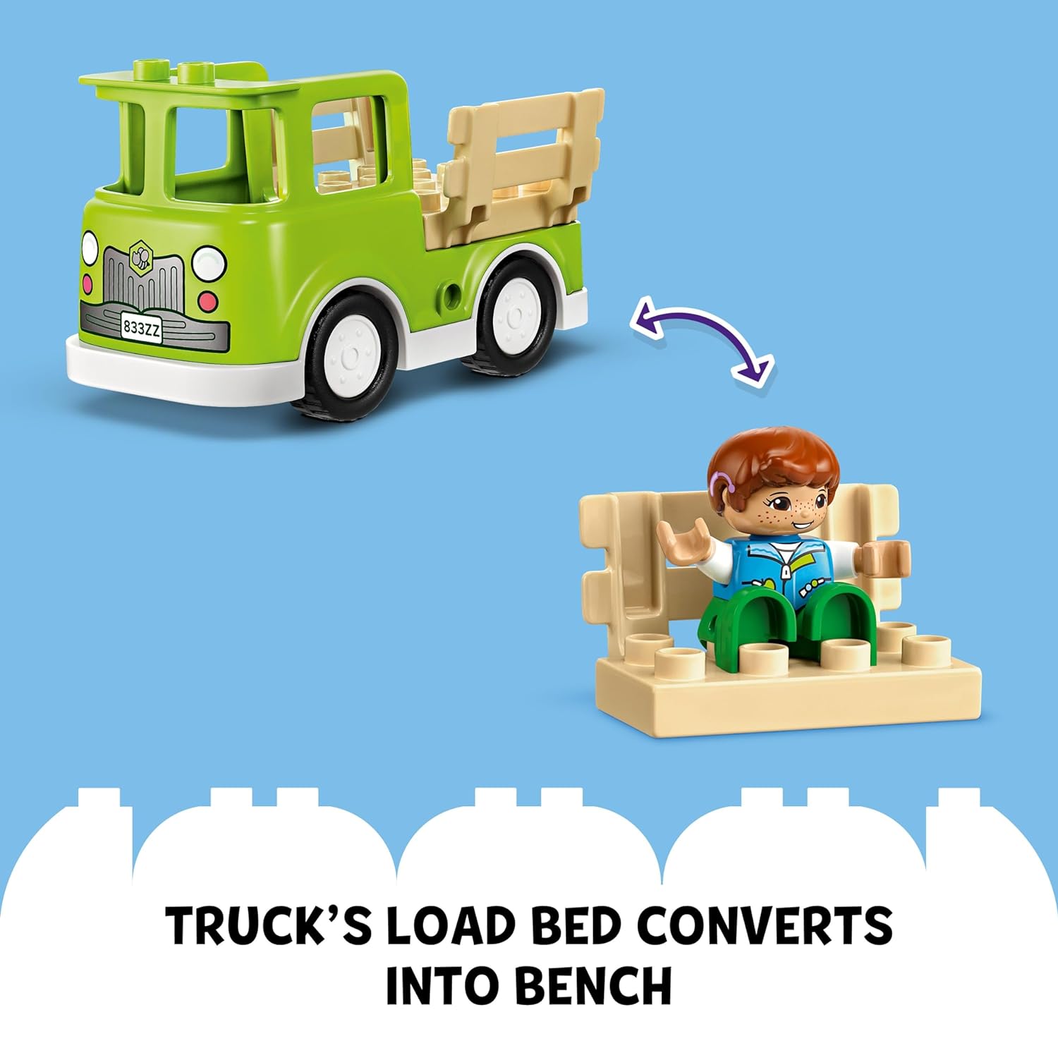 LEGO DUPLO Town Caring for Bees & Beehives Building Kit for Ages 2+