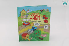 Booktopus Lift-the-Flap Learning Book - Explore The Farm Knowledge Book for Kids - Interactive Learning Books 6+