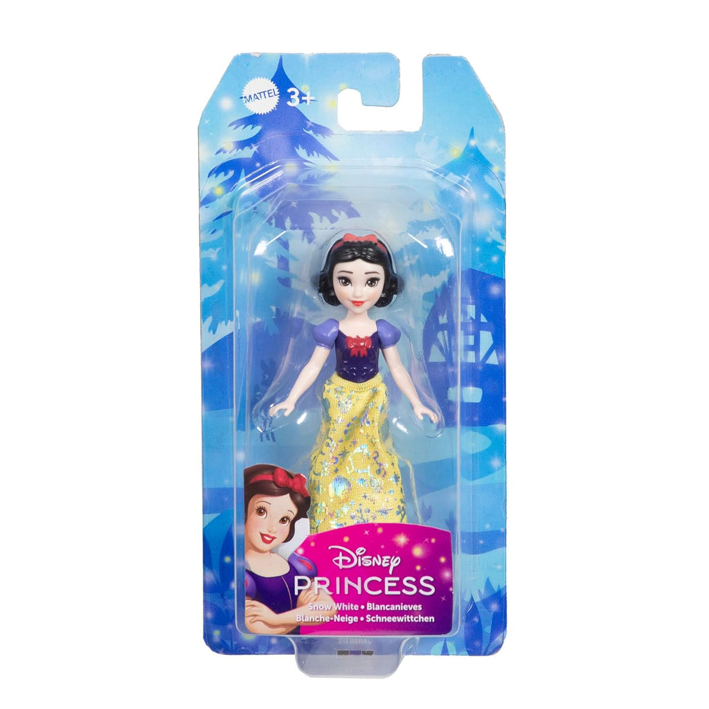 Disney Princess Snow White Posable Small Doll in Shiny Outfit with Removable Skirt, Inspired by Movie for Kids Ages 3+