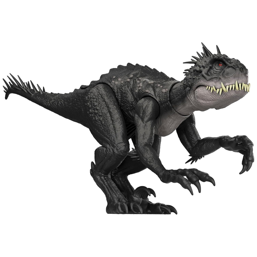 Jurassic World Ultimate Damage Scorpios Rex Dinosaur Figure with Pulsing Veiny Damage, Light & Sound Toy, Chomp and Roar For Kids Ages 3+