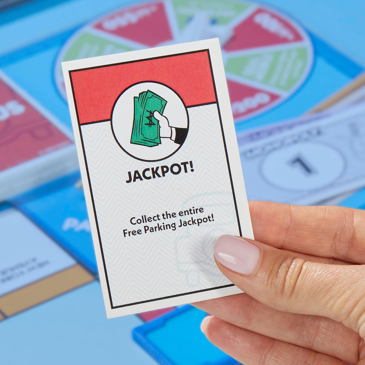 Monopoly Free Parking Jackpot Expansion | Add More Fun to Classic Monopoly Game and Play Faster For Kids Ages 8+