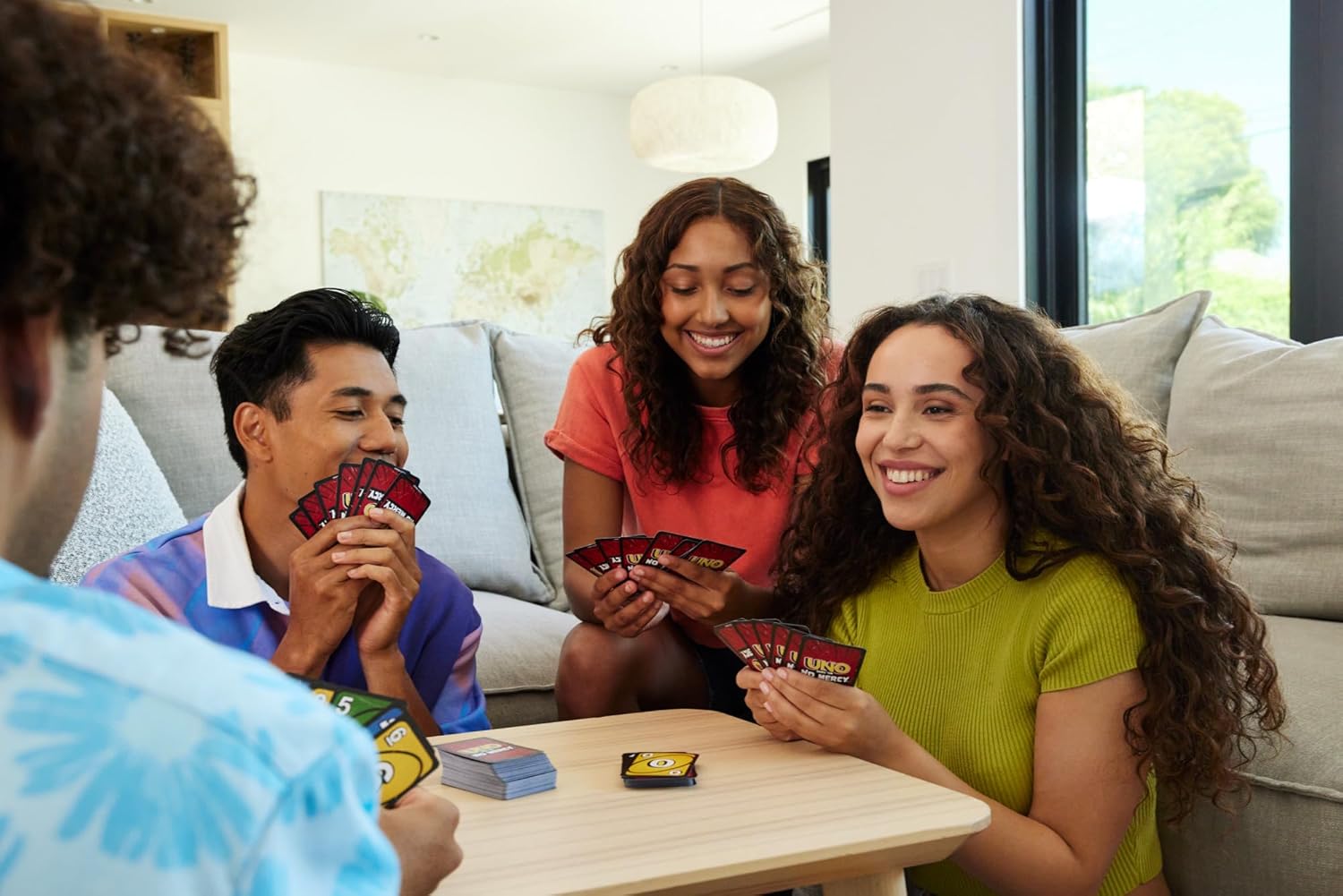 Mattel Games ​UNO Show ‘em No Mercy Card Game for Kids, Adults & Family Parties and Travel with Extra Cards, Special Rules and Tougher Penalties