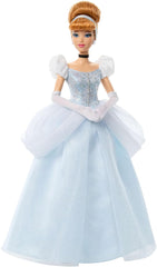 Disney Princess Cinderella Sparkling Princess Fashion Doll & Accessories with Removable Dress, Shoes, Necklace & Earrings, Inspired by Movie