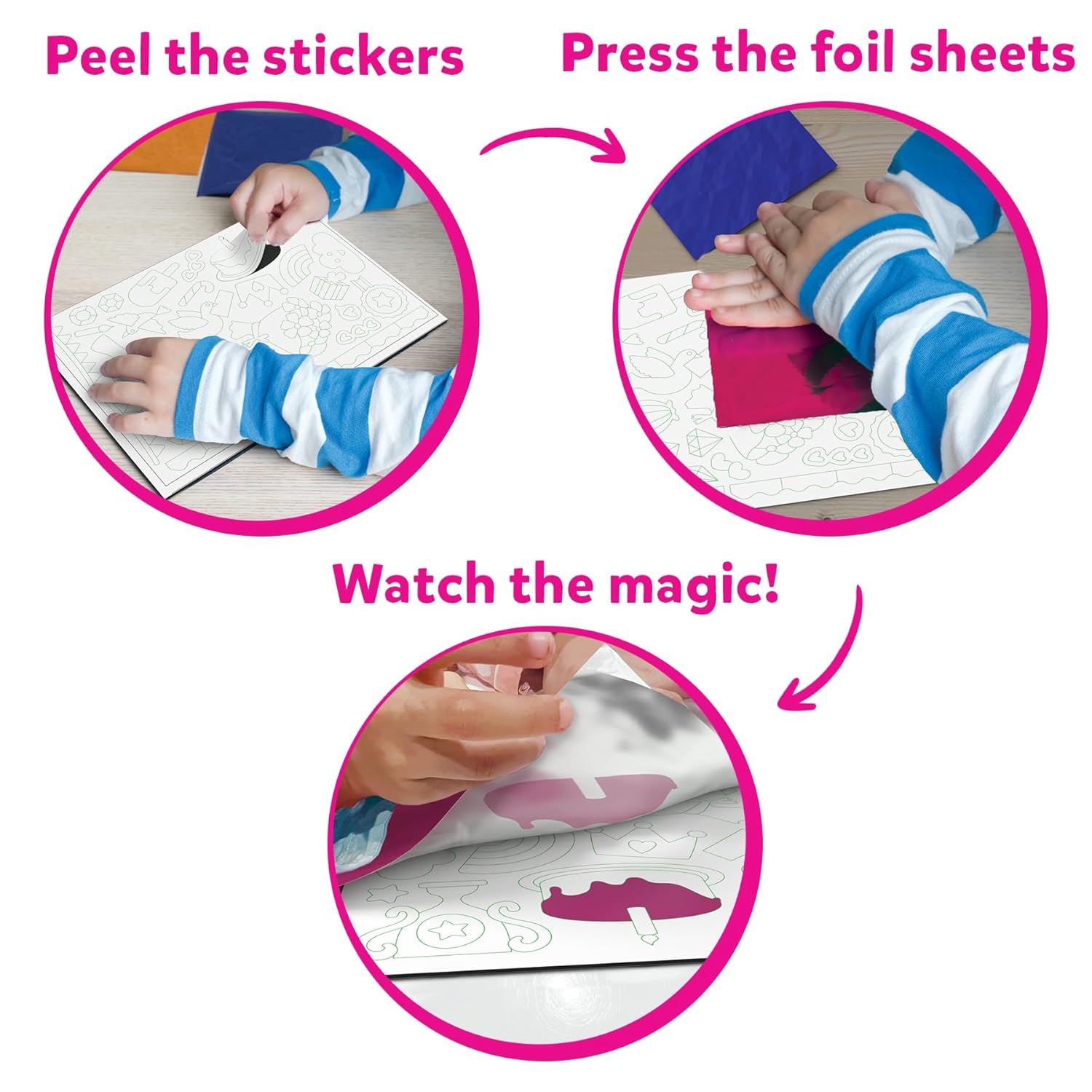 Skillmatics Foil Fun - A Magical Card Making Set Mess-Free Art Craft Kits for Kids Ages 4+