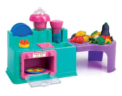 Funskool Fundough Kitchen Set, Cutting and Moulding Playset for 3 Years and above