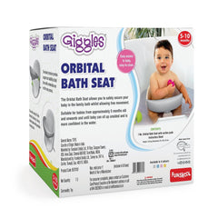 Funskool Giggles Orbital Bath Infant Bath Seat with Ergonomically Designed Featuring 360 Degree Rotation for Sitting up and Suction Pads for Babies 5 Months & Up