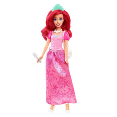 Disney Princess Ariel Fashion Doll in Signature Pink Dress and 9 Accessories Inspired by The Movie for Kids Ages 3+