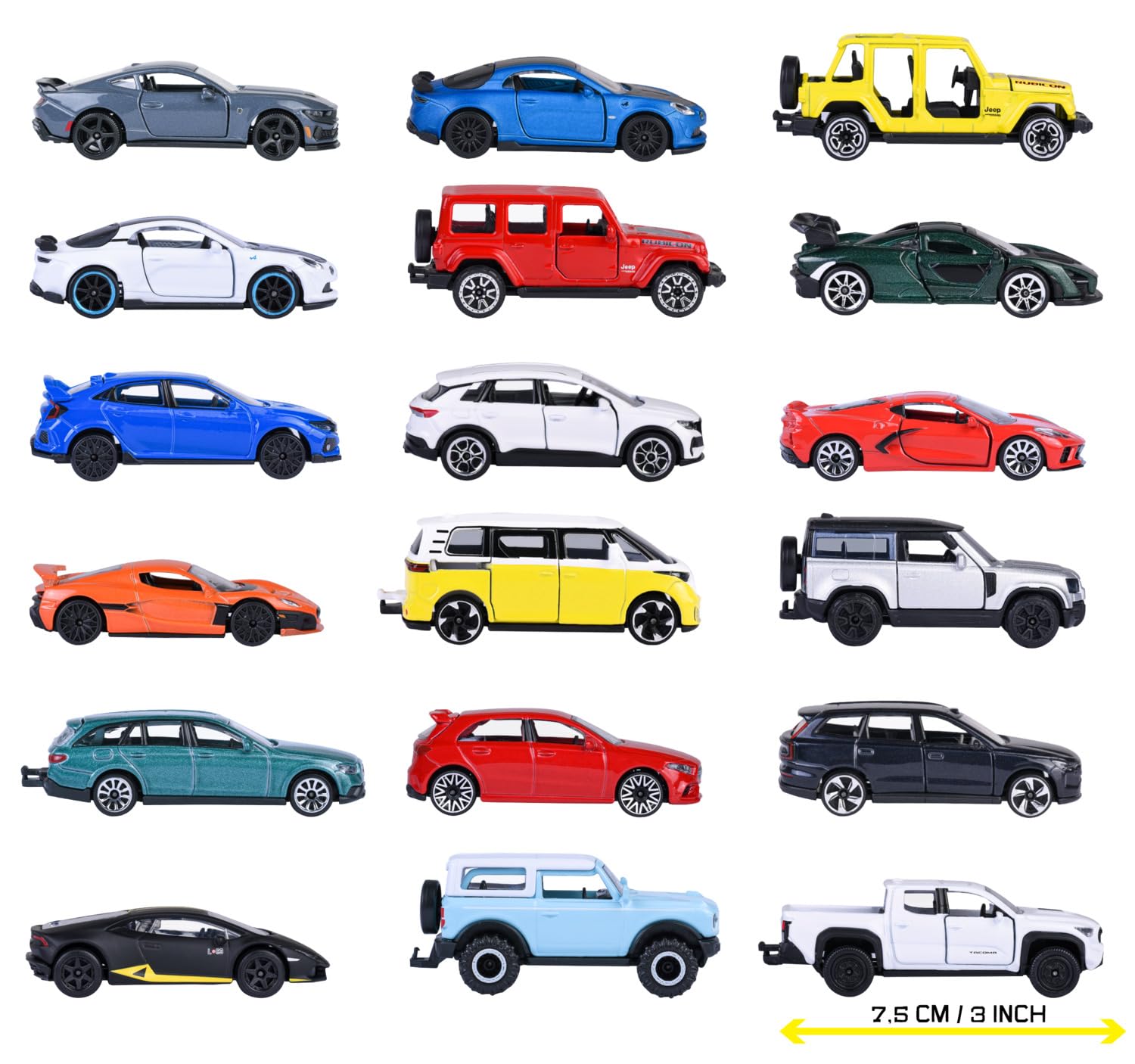 Majorette Auto Showroom Premium - Metal Toy Car with Freewheel, Suspension & Opening Parts for Kids & Collectors Styles & Design May Vary - Only 1 Model Included