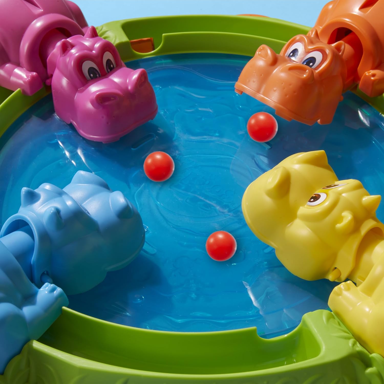 Hasbro Gaming Hungry Hippos Refresh 2 to 4 Players Board Game For Ages 4+