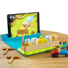PlayShifu Plugo Farm - Interactive Educational Toy with Farm Animals & Barn for Kids Ages 4 Years & Up (App Based, Device Not Included)