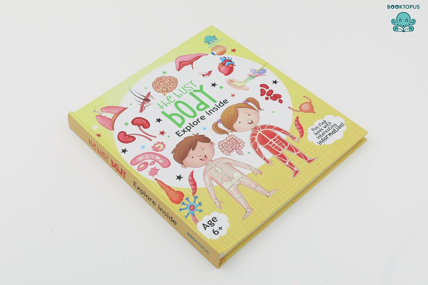 Booktopus Lift-the-Flap Learning Book - Inside Our Body Knowledge Book for Kids - Interactive Learning Books 6+