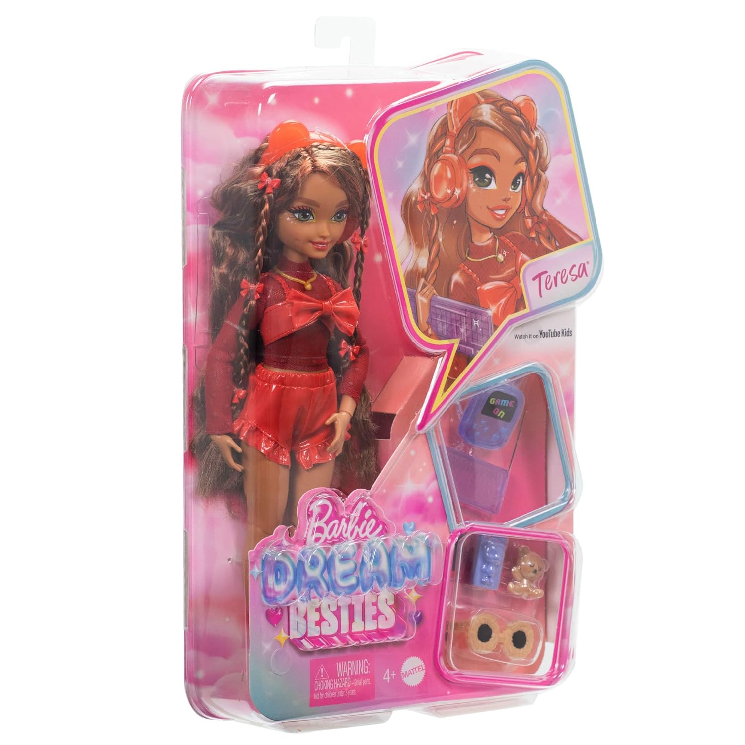 Barbie Dream Besties Teresa Fashion Doll With Accessories For Kids Ages 4+