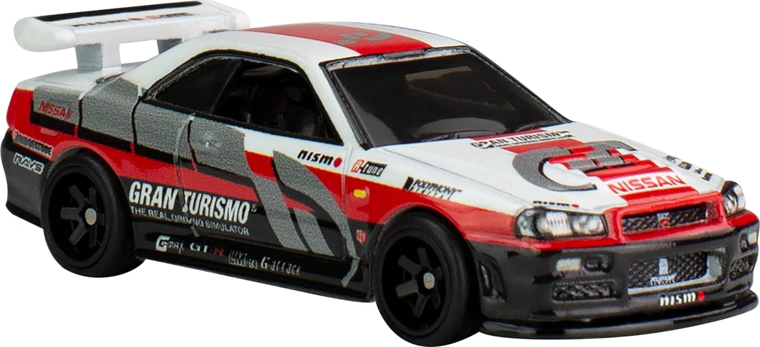 Hot Wheels 1:64 Scale Premium NISSAN SKYLINE GTR Toy Car for Ages 4+