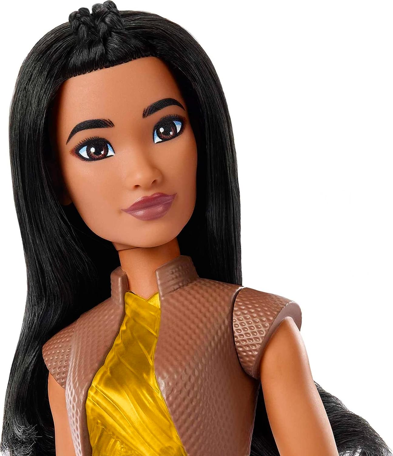 Disney Princess Raya Posable Fashion Doll with Sparkling Clothing and Accessories for Kids Ages 3+