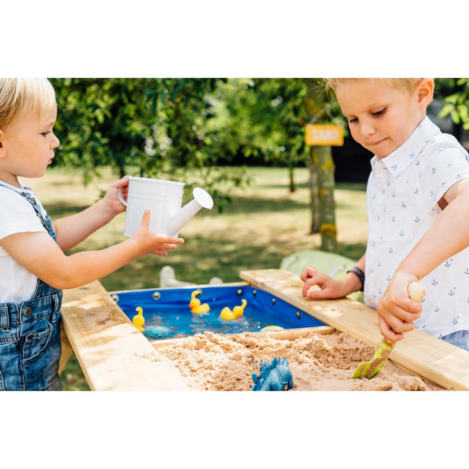 Plum Surfside Wooden Sand and Water Picnic Table