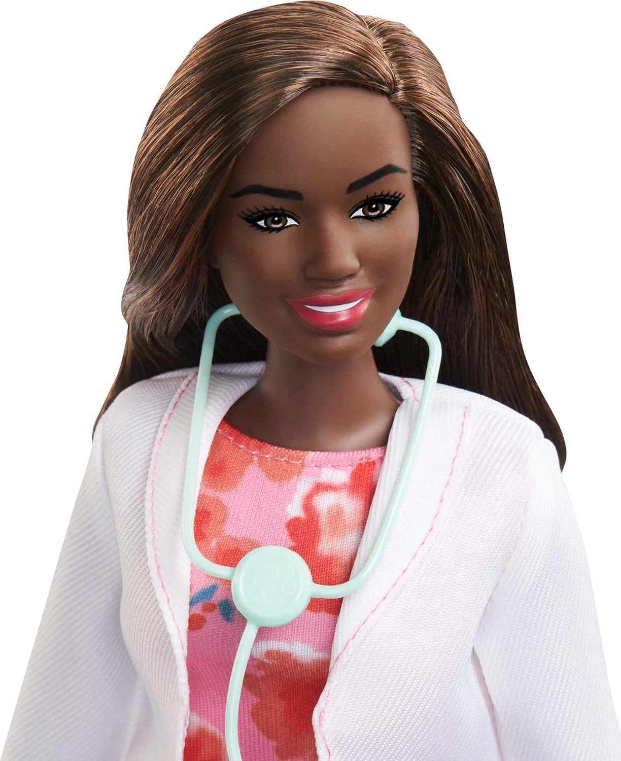 Barbie Career 12 Inch Doctor Doll with Brunette Hair, Curvy Shape With Accessories