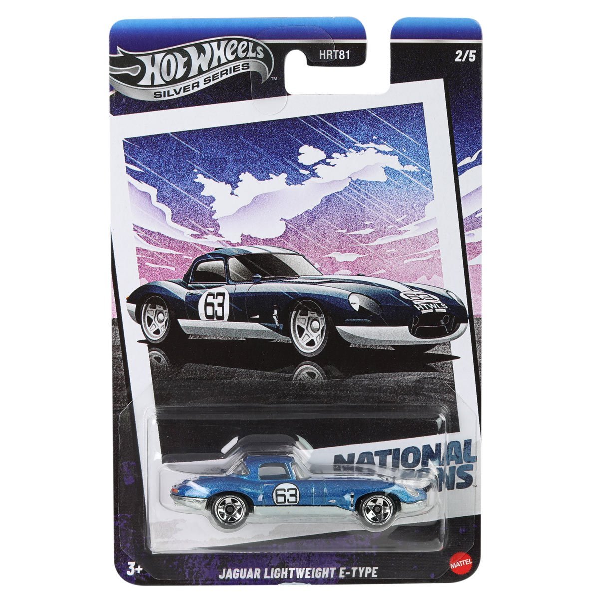 Hot Wheels 2025 Retro Racing Club Silver Celebration Series 1:64 Scale - Set Of 5 Cars