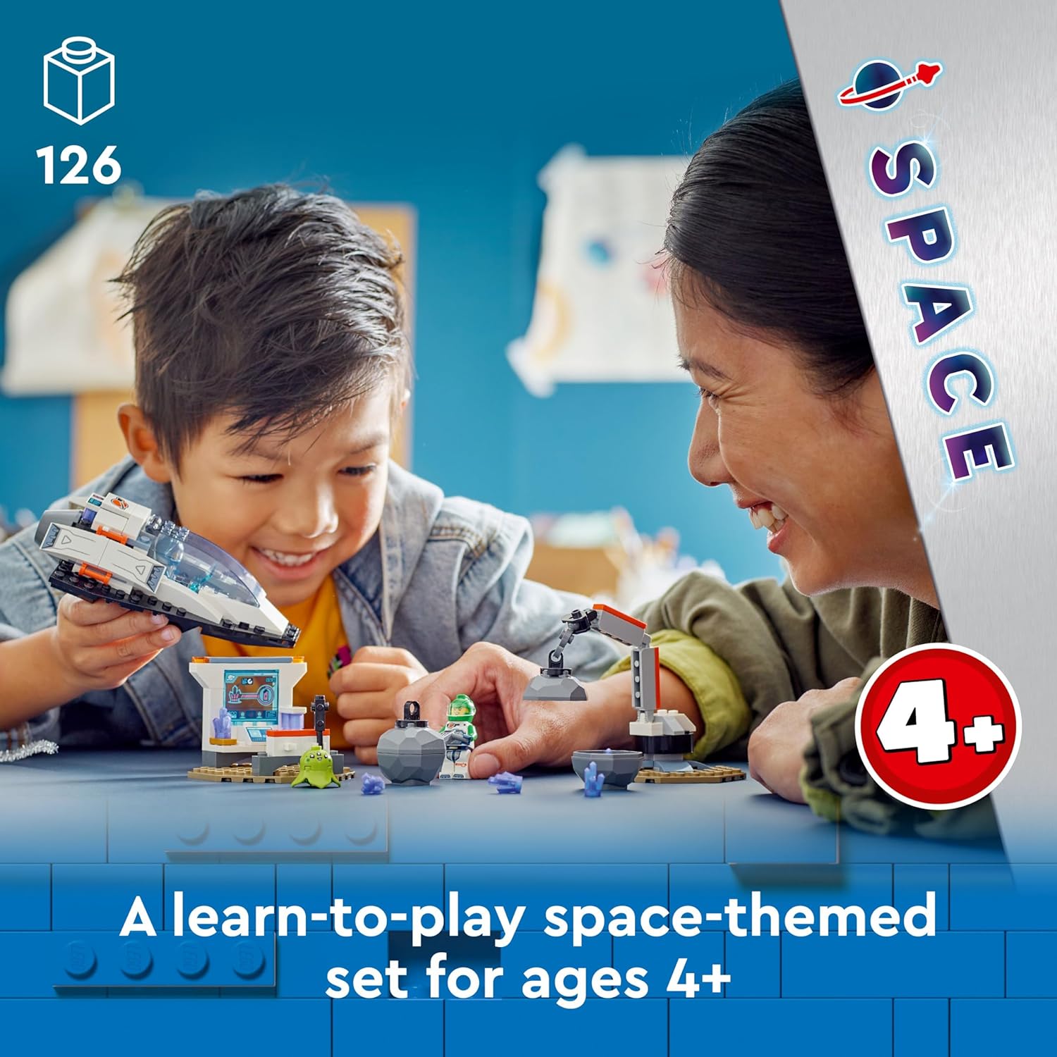 LEGO City Spaceship and Asteroid Discovery Set Building Kit for Ages 4+