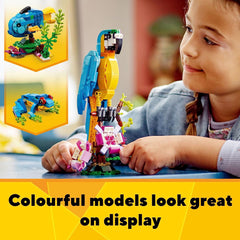 LEGO Creator 3In1 Exotic Parrot Building Kit for Ages 7+