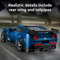 LEGO Speed Champions Ford Mustang Dark Horse Sports Car Set Building Kit for Ages 9+