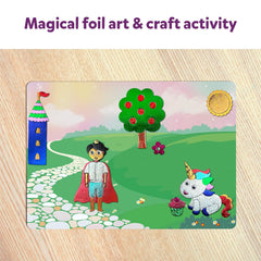 Skillmatics Foil Fun Unicorns & Princesses - Art & Craft DIY Activity Kits for Ages 4 to 9 Years