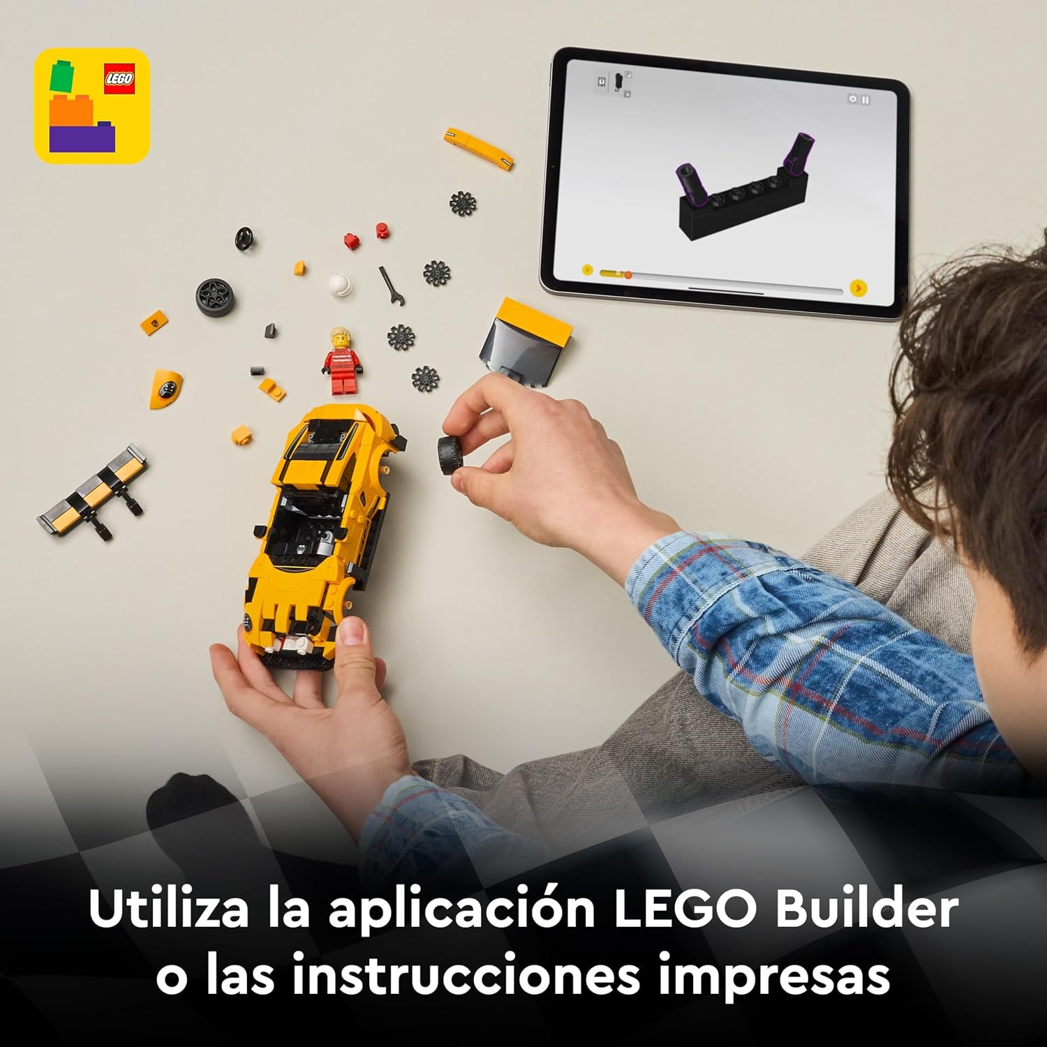 LEGO Speed Champions Porsche 911 GT3 RS Super Car Building Kit For Ages 9 Years & Up
