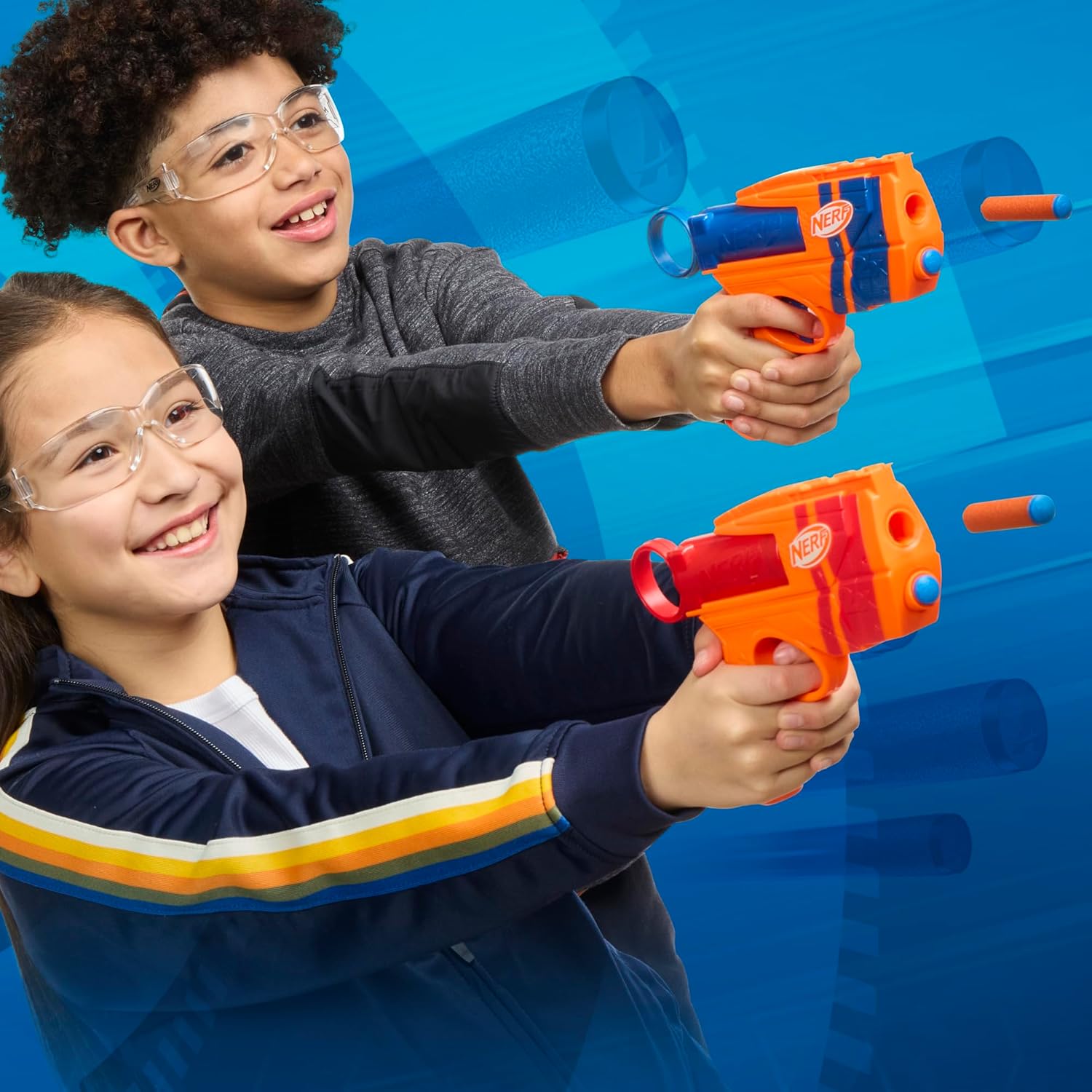 Nerf N Series Duo Pack, Includes 2 Ward Blasters, 12 Nerf N1 Darts Compatible Only with Nerf N Series Blasters, Kids Outdoor Games For Kids Ages 8+