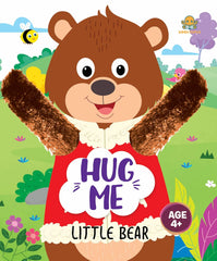 Booktopus Hug Me Hand Puppet Board Book - Little Bear Interactive Bedtime Story with Soft Arms - Early Learning Books for Kids 4+
