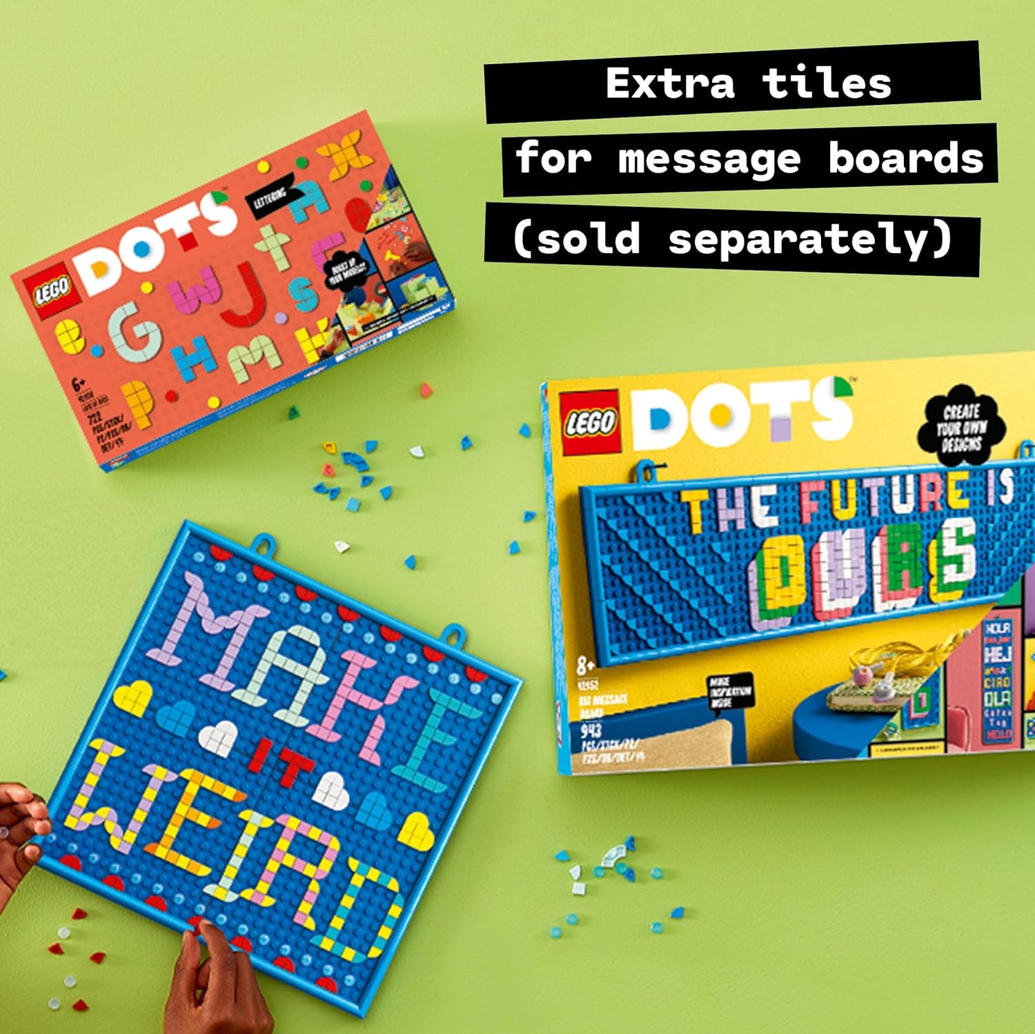 LEGO DOTS Lots of DOTS – Lettering DIY Craft Decoration Building Kit For Ages 6+
