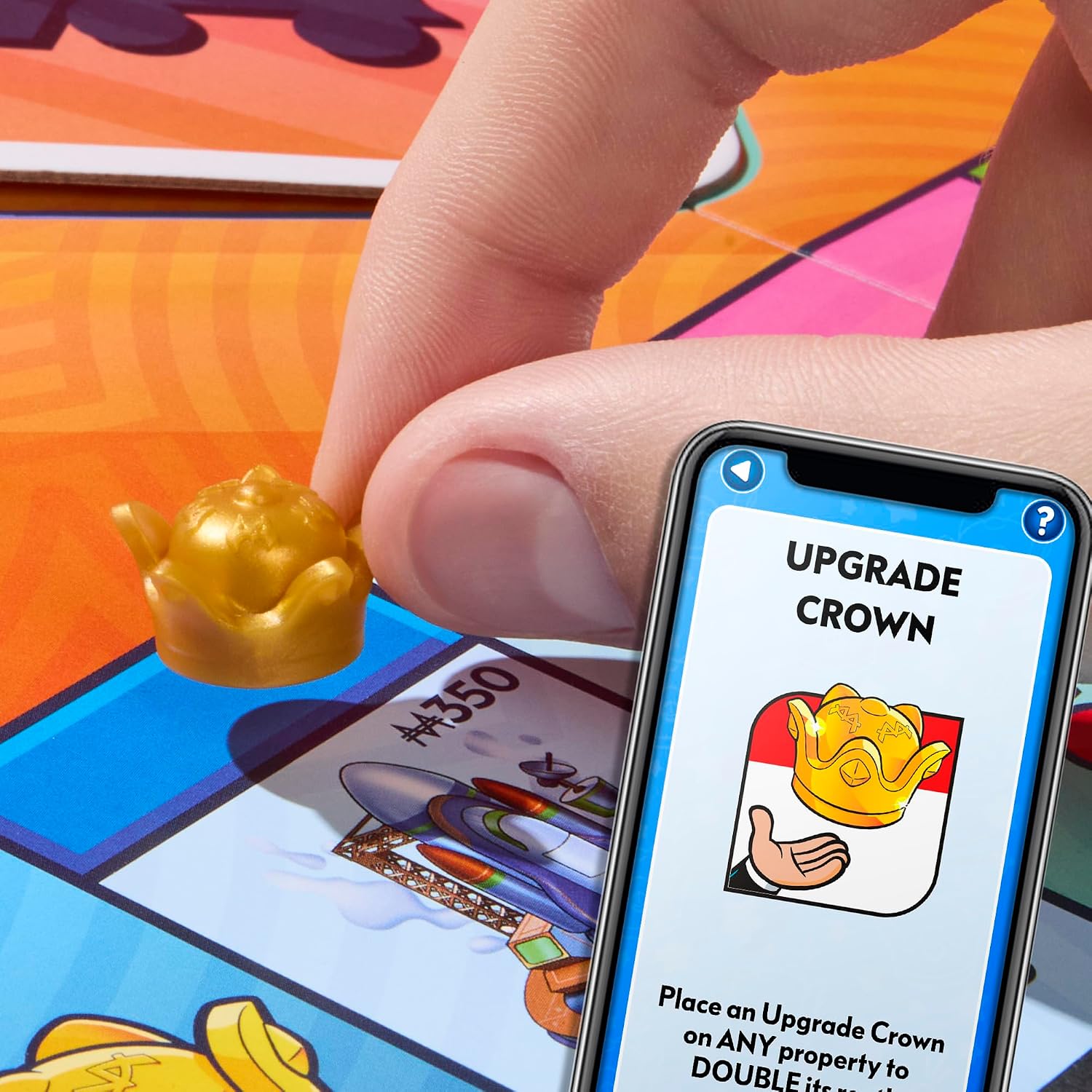 Monopoly App Banking Links to Smart Devices, 2-6 Player Family Board Game for Kids & Adults Ages 8+