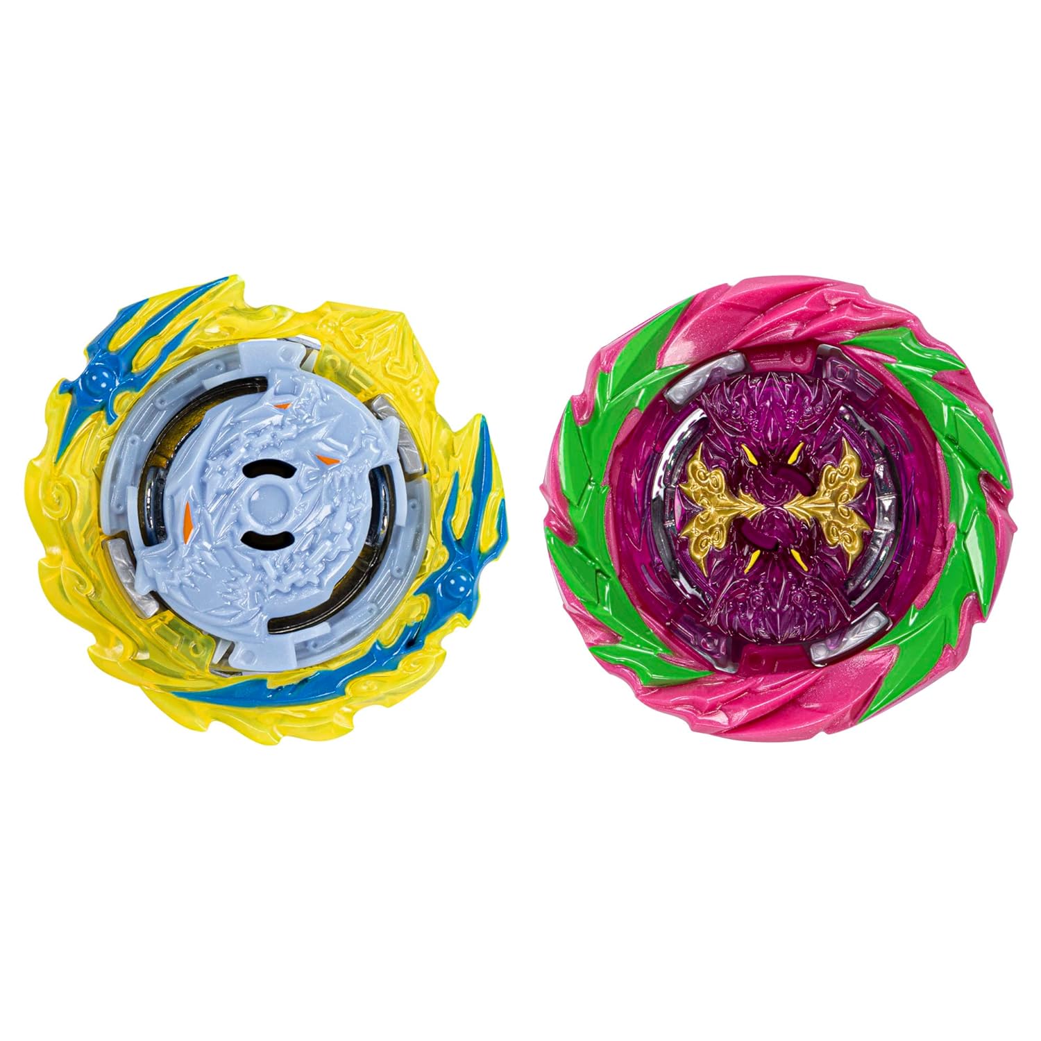 Beyblade Burst QuadStrike Fierce Bazilisk B8 and Hydra Kerbeus K8 Spinning Top Dual Pack, 2 Battling Game Top Toy for Kids Ages 8 and Up